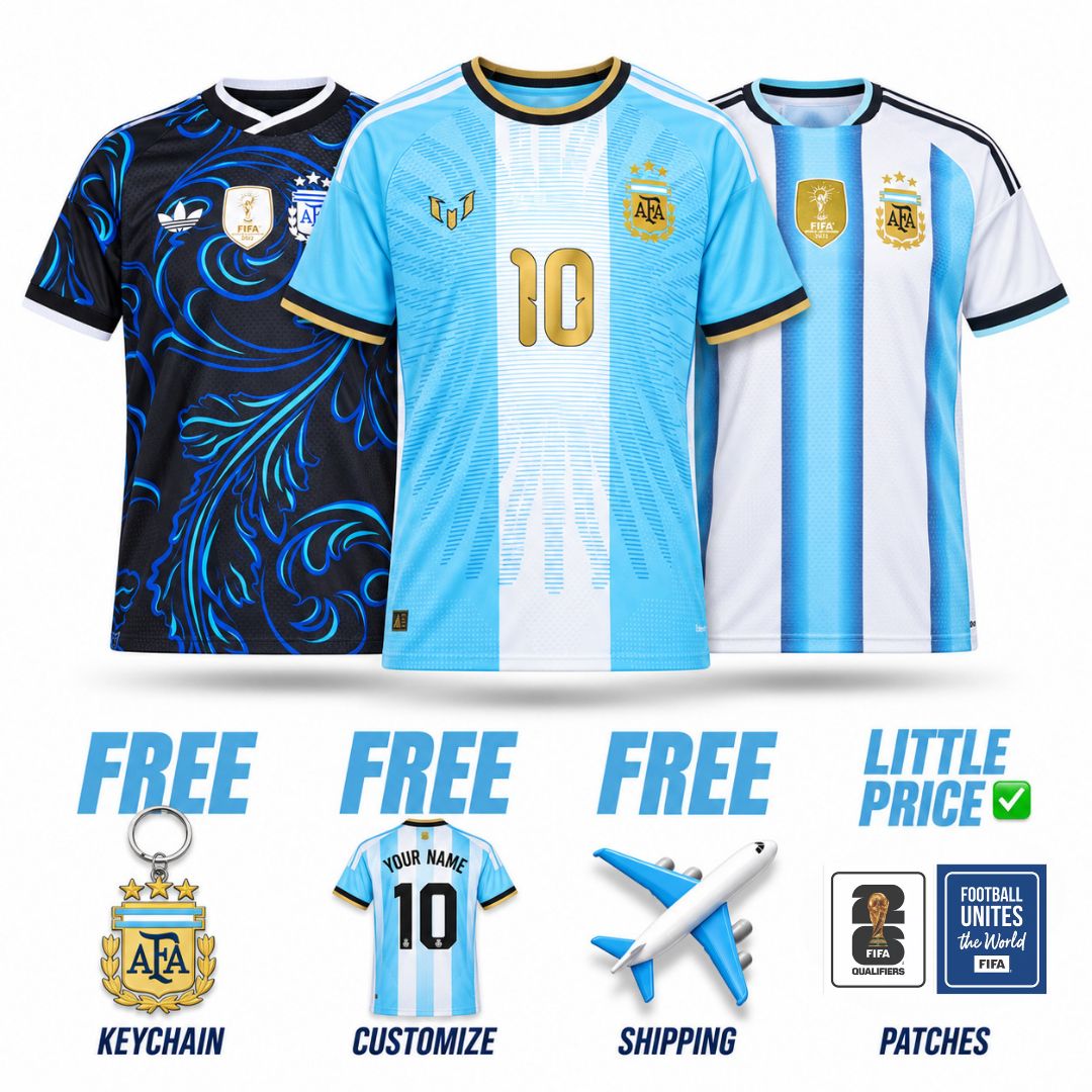 Argentina Home, Away and Special 26/27 Jersey