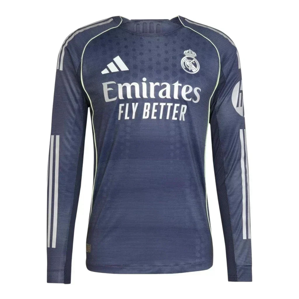 Real Madrid Away 25/26 Jersey - Long Sleeve